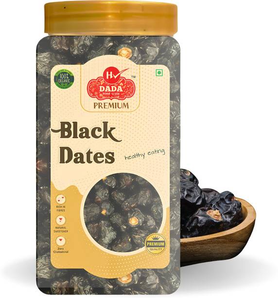 DADA Premium Black Dates for Strong Bones | 100% Fresh & Natural | Anti-Oxidants Rich Dates