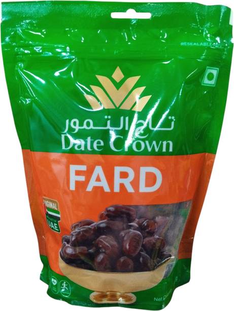 DATE CROWN Emirates Fard Dates 500Gm Khajur/Khjoor Dates
