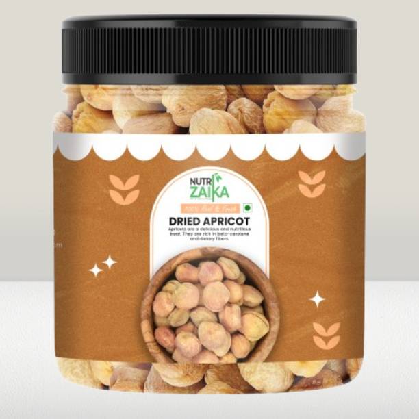 NUTRI ZAIKA SUN DRIED APRICOTS | SWEET CHEWY ANTIOXIDANT RICH DRY FRUIT SUPERFOOD Apricots