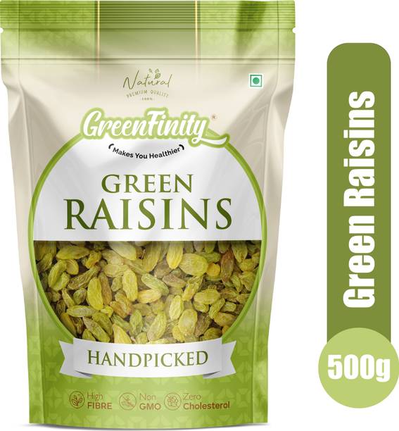 Greenfinity Premium Green Raisins | Rich in Iron & Vitamin B | High in Antioxidants Raisins Raisins