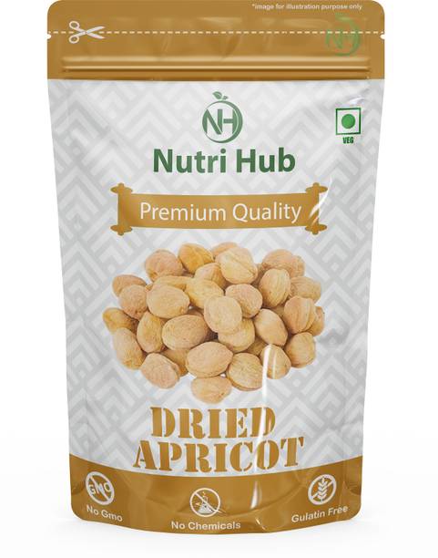 Nutri Hub Premium Dried Apricots Dry Fruit Khumani Seedless Apricots Without Sugar Apricots