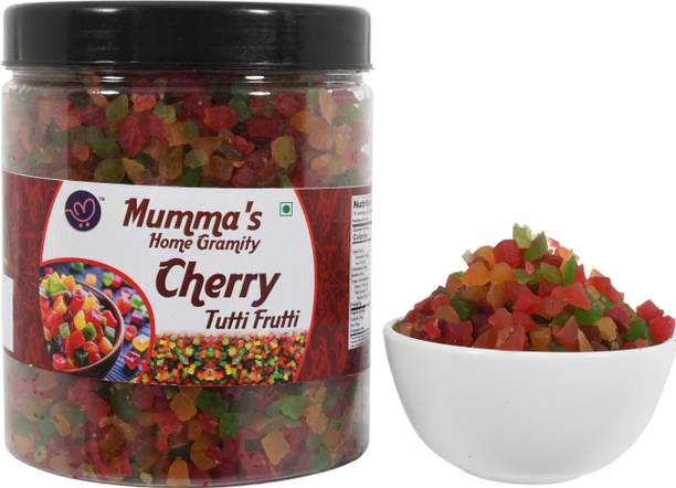 Mumma's home gramity Mix Tutti Frutti Cherry 250g Jar for Cakes & Cookies Cherries