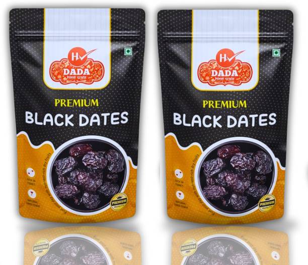 DADA Premium Black Dates for Strong Bone | 100% Fresh & Natural | Dry Fruits Dates