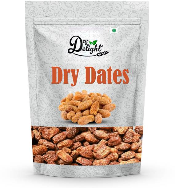 DRYDELIGHT Premium Dried Dates | Sukha Khajoor | Dried Chuhara | Pili Kharak | Yellow Dates Dry Dates