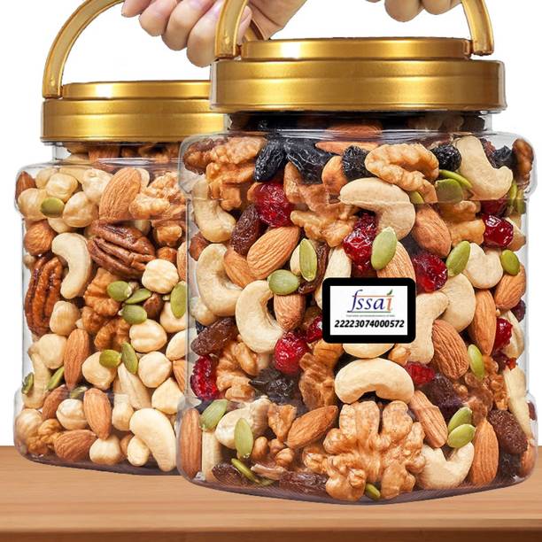 SHIVAAY Nut Mix Dryfruits Sukha Premium Quality Panch Mewa 1 kg Almonds, Cashews, Assorted Seeds & Nuts, Raisins, Dry Dates, Pistachios, Apricots, Figs, Walnuts