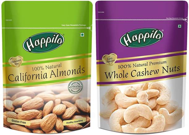 Happilo Premium Nuts Combo Almonds, Cashews
