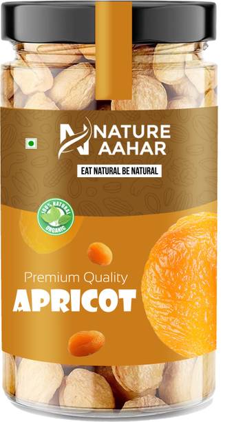Nature Aahar Jumbo Dried Apricots Organic (Khumani, Khurmani, Khurbani, Jardalu, Prunu) Apricots