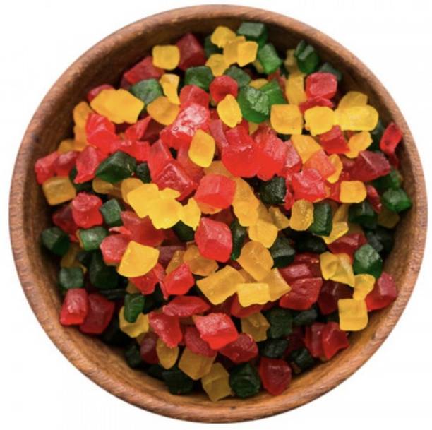 kitchendiary Tutti Frutti For cake| Cherries | Mixed Colour Papaya Cherries Cherries