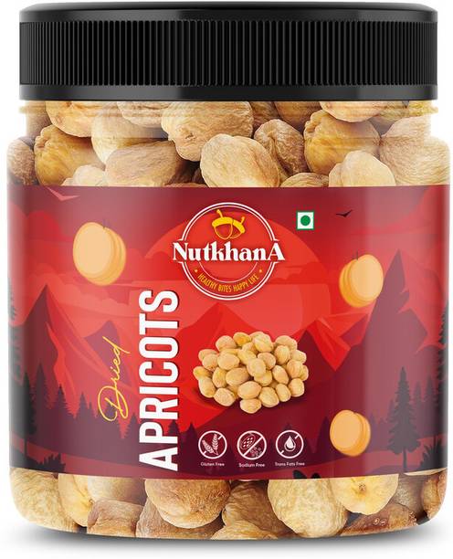Nutkhana Premium Dried Apricots | Sweet Khumani | Rich in Iron and Natural Fiber Apricots