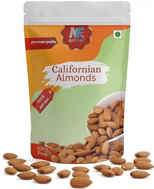 Nutflex pure california almonds 200g (Badam giri) healhty dry fruits Almonds