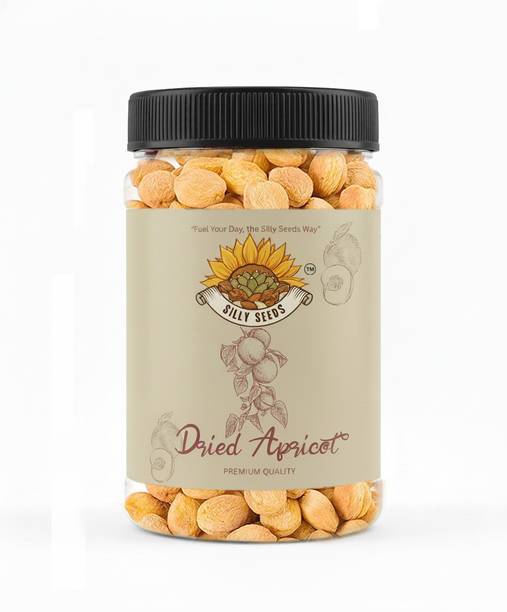 SILLY SEEDS Premium Dried Apricots (Khubani) | Fresh Seedless Dry Fruit | Healthy Snack Apricots