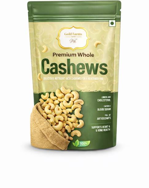 Gold Farms Premium Natural Whole Kazu Cashews