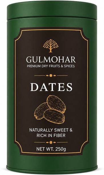 GULMOHAR Medjool Dates (Khajoor) 250g | Healthy Dry Fruit Snack Dates