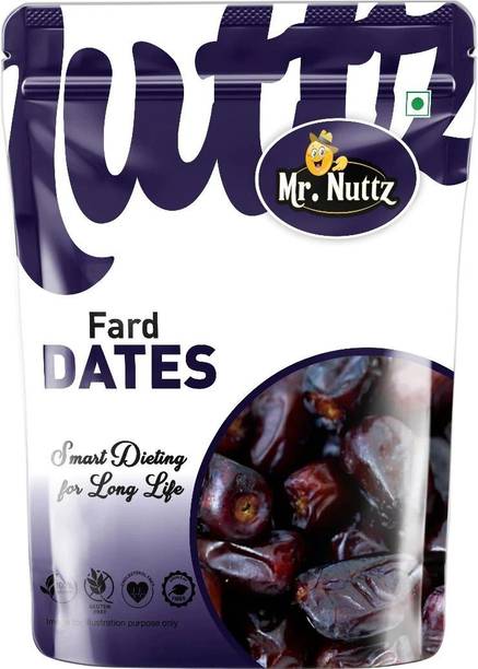 Mr.Nuttz Premium Fard Dates 500g, Soft And Chewy Texture Khajur, Khajoor Dates