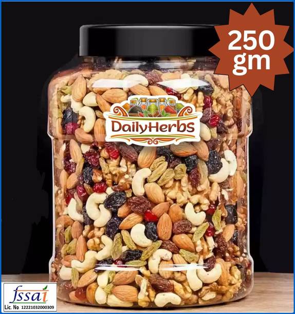DAILYHERBS Mix Dry Fruit | Panchmeva | | A+ Almonds, Cashews, Raisins, Apricots, Assorted Seeds & Nuts