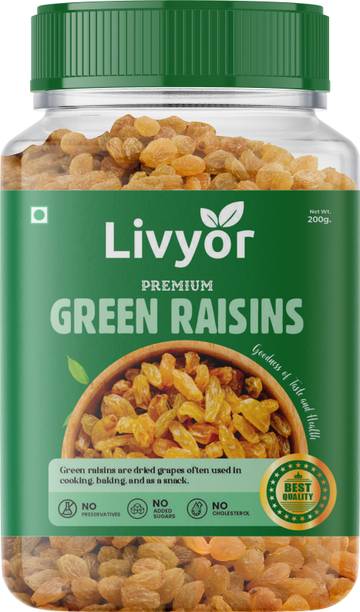 LIVYOR Premium Raisins | Seedless Kismish | kismis Raisins