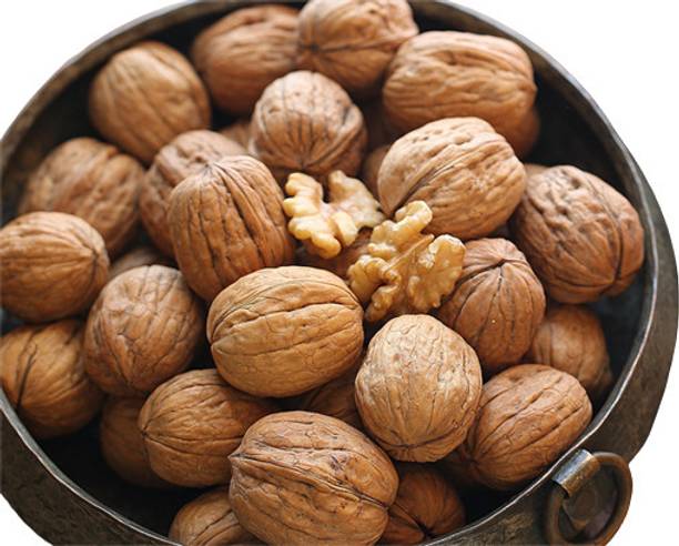 ZION Inshell Walnuts 1kg Akhrot Paper Shell califonrina whole Akrot|Sabut akhrot Walnuts