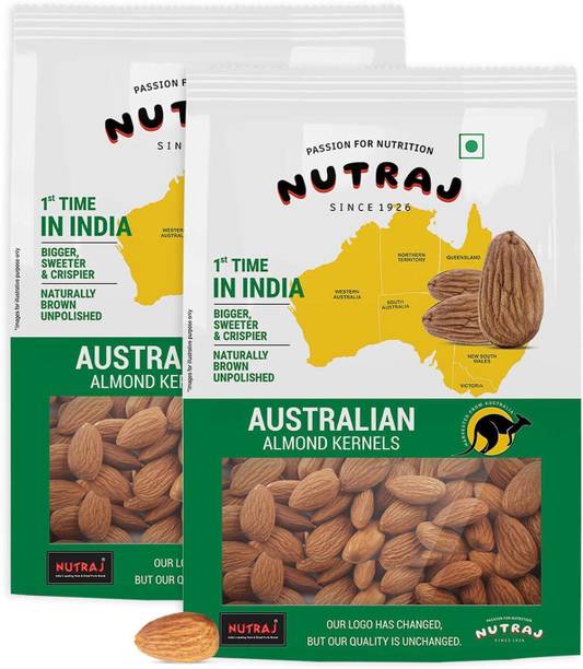 Nutraj Australian Almond 1 Kg (500g X 2), Australian Badam 1 Kg, Dry Fruits Almonds