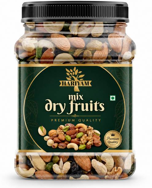 HARIYAM Healthy Mixed Dry Fruits | Assorted Nuts & Fruits | Crunchy & Chewy Snack Almonds, Cashews, Pistachios, Raisins, Walnuts