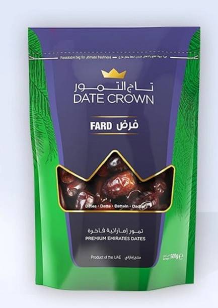 DATE CROWN Premium Emirates Dates Fard (500 Gm) Dates