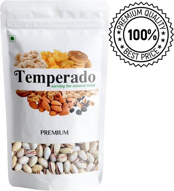 Temperado Whole Roasted Salted Pistachios| Pista King | Namekeen Pista | Vaccum Pack|250 G Pistachios