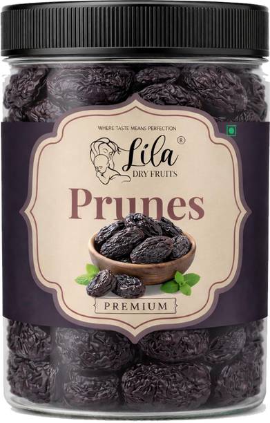 lila dry fruits Prunes 250 gms Dried Plums Naturally Sweet Soft & Juicy Dried Fruit Snack Prunes