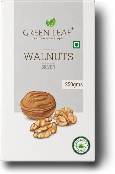GREENLEAF Green Leaf Premium SILVER WALNUTS (250g) – Rich source vitamin and 100% Natural Walnuts