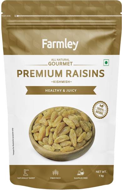Farmley Premium Raisin Long Standee Pouch Raisins