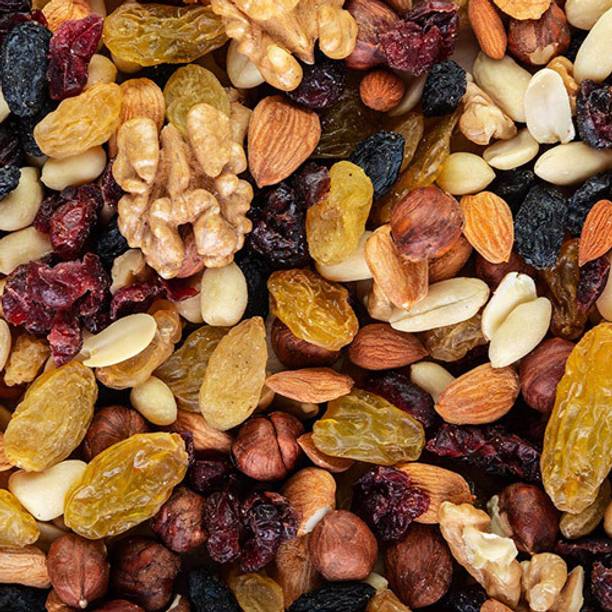 Gopure Mix Dry Fruits and Nuts Almonds, Cashews, Raisins, Apricots, Pistachios