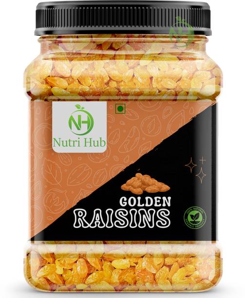 Nutri Hub Premium Seedless Golden Raisins Nutritious Dried Grapes Kishmish 250G Raisins