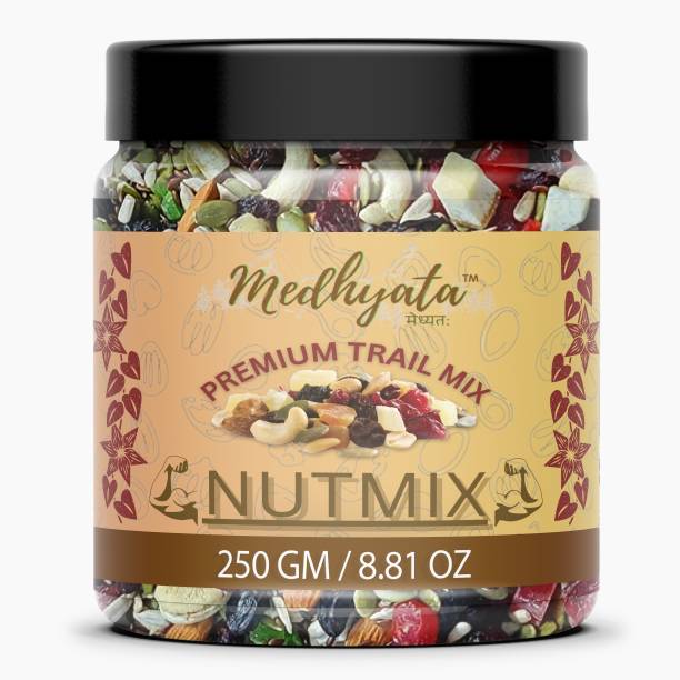 Medhyata Fresh and Healthy Dry Fruits Nutmix - 1 Kg Mix Seeds and Dry Fruits for eating Assorted Seeds &amp; Nuts