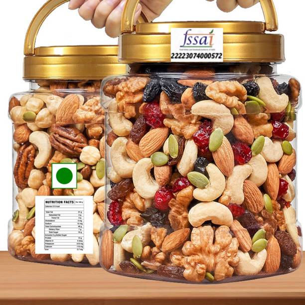 SHIVAAY MIX DRY FRUITS 1KG KAJU , BADAM , DAKH , KISHMISH , SEEDS ETC Almonds, Cashews, Raisins, Apricots, Assorted Seeds & Nuts, Dates