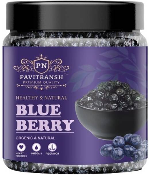 pavitransh Dried Blueberries | Rich in Antioxidants & Fiber blueberry | Dried Berries Blueberry