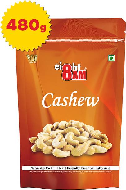 8AM Healthy and Crunchy Cashew, Nutritious & Delicious Cashews