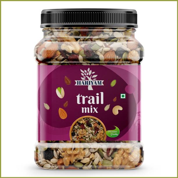 HARIYAM Trail Mix | Mixture Of Dry Fruits {Almond,Cashews,Seeds And Many More} IN JAR Assorted Seeds & Nuts