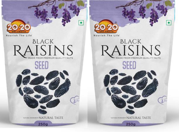 20-20 DRY FRUITS BLACK-RAISIN-SEED-250 Raisins