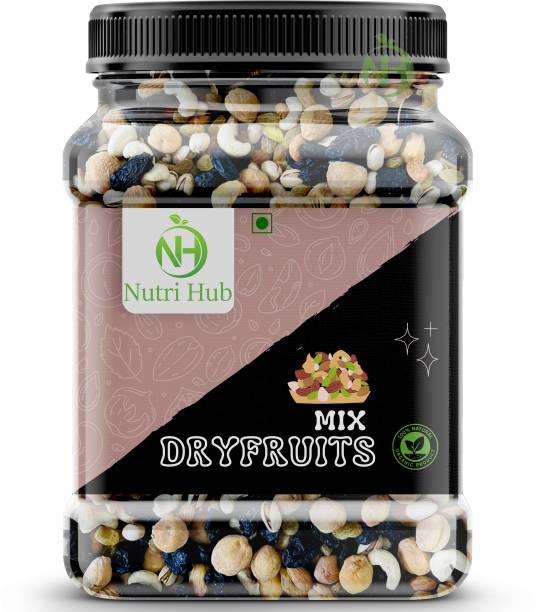 Nutri Hub Premium Healthy Mix Dry Fruits and Nuts | Immunity Booster Snack 1 KG