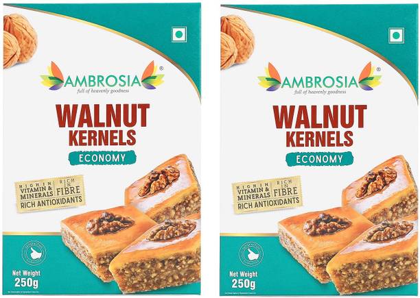 AMBROSIA Economy - Light Brown Walnut Halves Walnuts