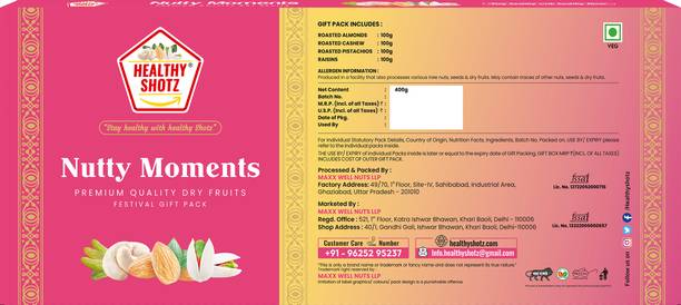 HEALTHY SHOTZ nutty moment Almonds