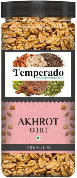 Temperado California Walnut Kernels |Akhrot Giri| (Grade - 2 Pieces, Broken) 175gm Jar Walnuts