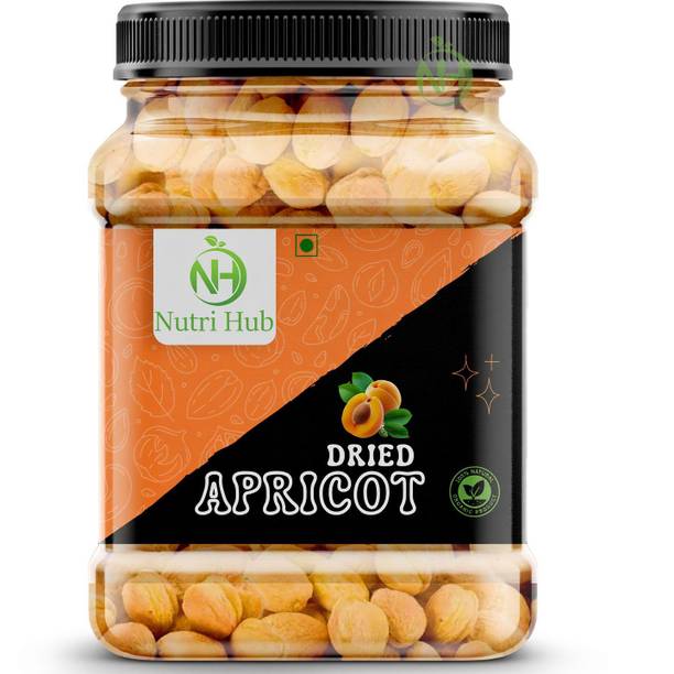 Nutri Hub Dried Turkish Apricot | Gluten Free & Sodium Free Natural Khumani 1 KG Apricots