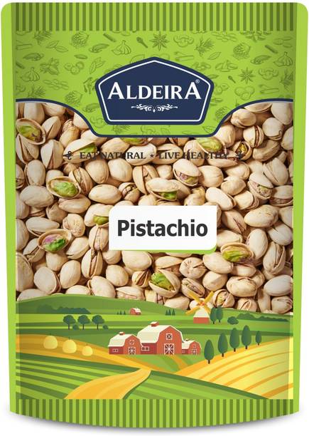 Aldeira Pista Roasted and Salted 500gm Pack Dry Fruits Pistachios