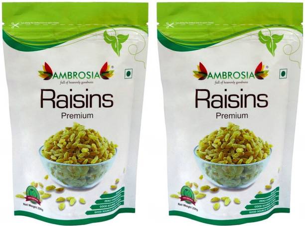 AMBROSIA Premium Green Raisins 250g - Extra Long Raisins