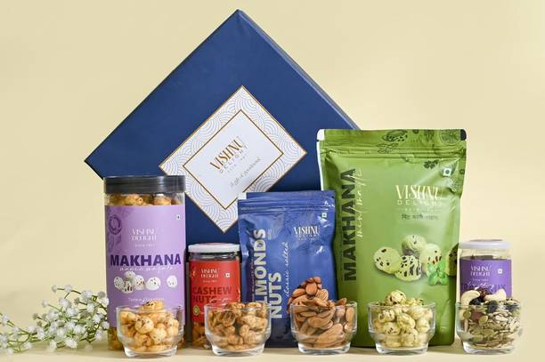 VISHNU DELIGHT Premium Dry Fruit Gift Pack For Festivals and Special Occasions |