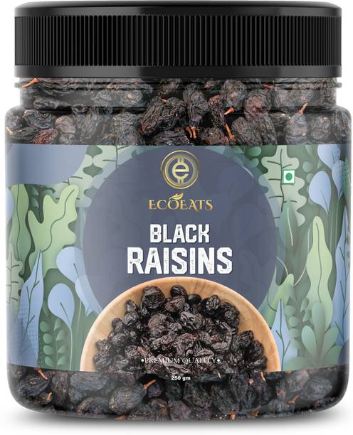 Ecoeats Afghani Seedless Fresh Black Raisins High In Antioxidants Raisins
