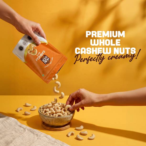 Hunger nuts Premium Cashews| 100% Whole Kaju | Handpicked Cashews
