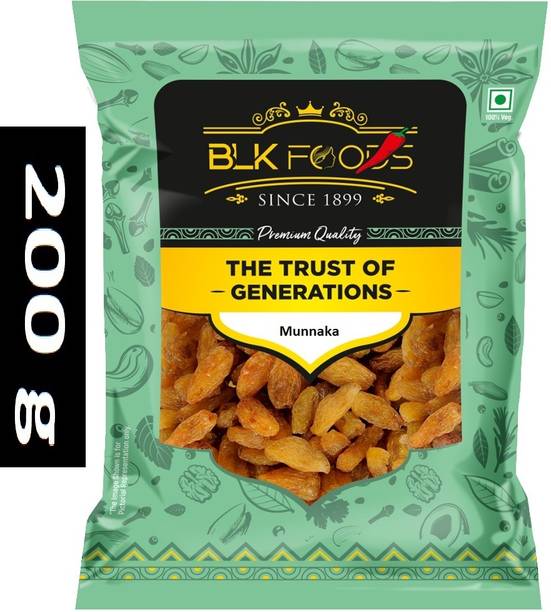 BLK FOODS Select Munnaka (with seed) Raisins