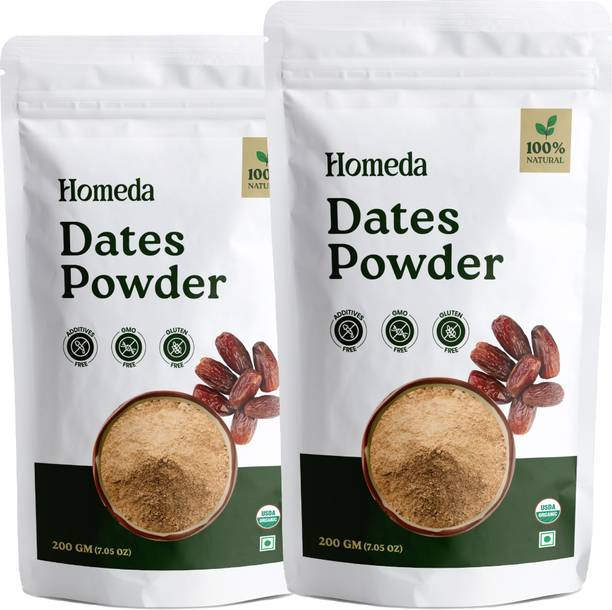 Homeda Dates Powder for Babies | Dry Date Powder, Kharik / Khajur Seed | Sugar Free Dates