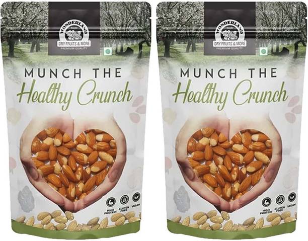 WONDERLAND Foods California Value Pack Slightly Chipped During The Process of Deshelling Almonds