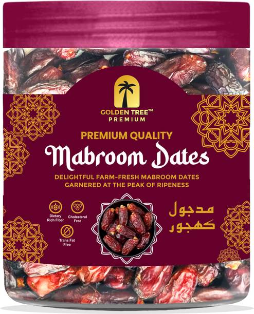 Golden Tree Premium Mabroom Dates, Khajoor All Natural, No Preservatives, No Added Sugar Dates